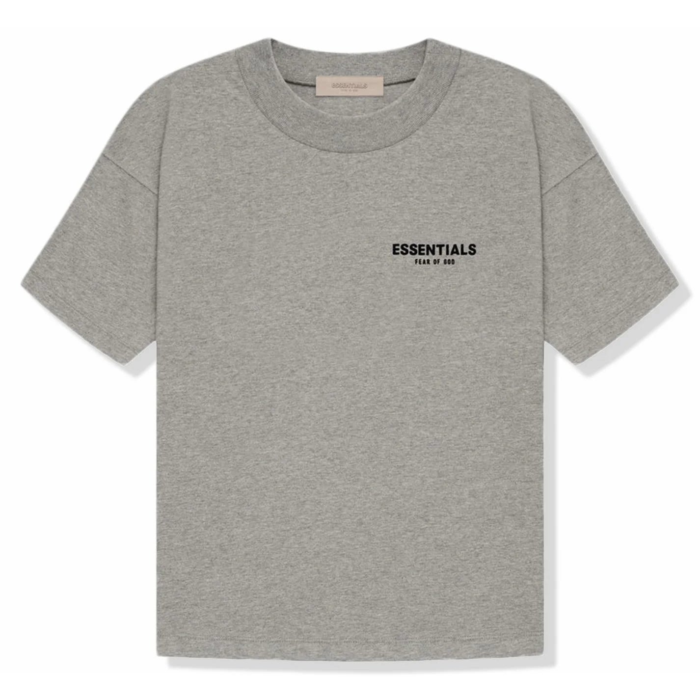 Fear Of God Essentials Dark Oatmeal T Shirt