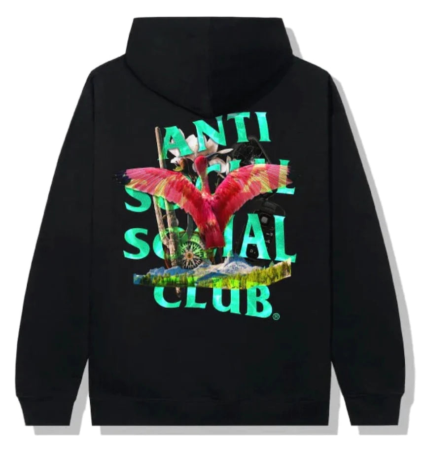Anti Social Social Club 5:44 Am Black Zipped Hoodie