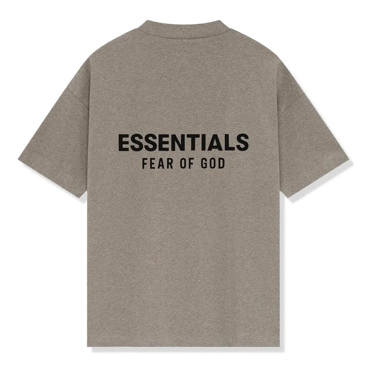 Fear Of God Essentials Dark Oatmeal T Shirt