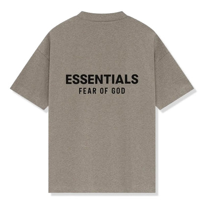 Fear Of God Essentials Dark Oatmeal T Shirt