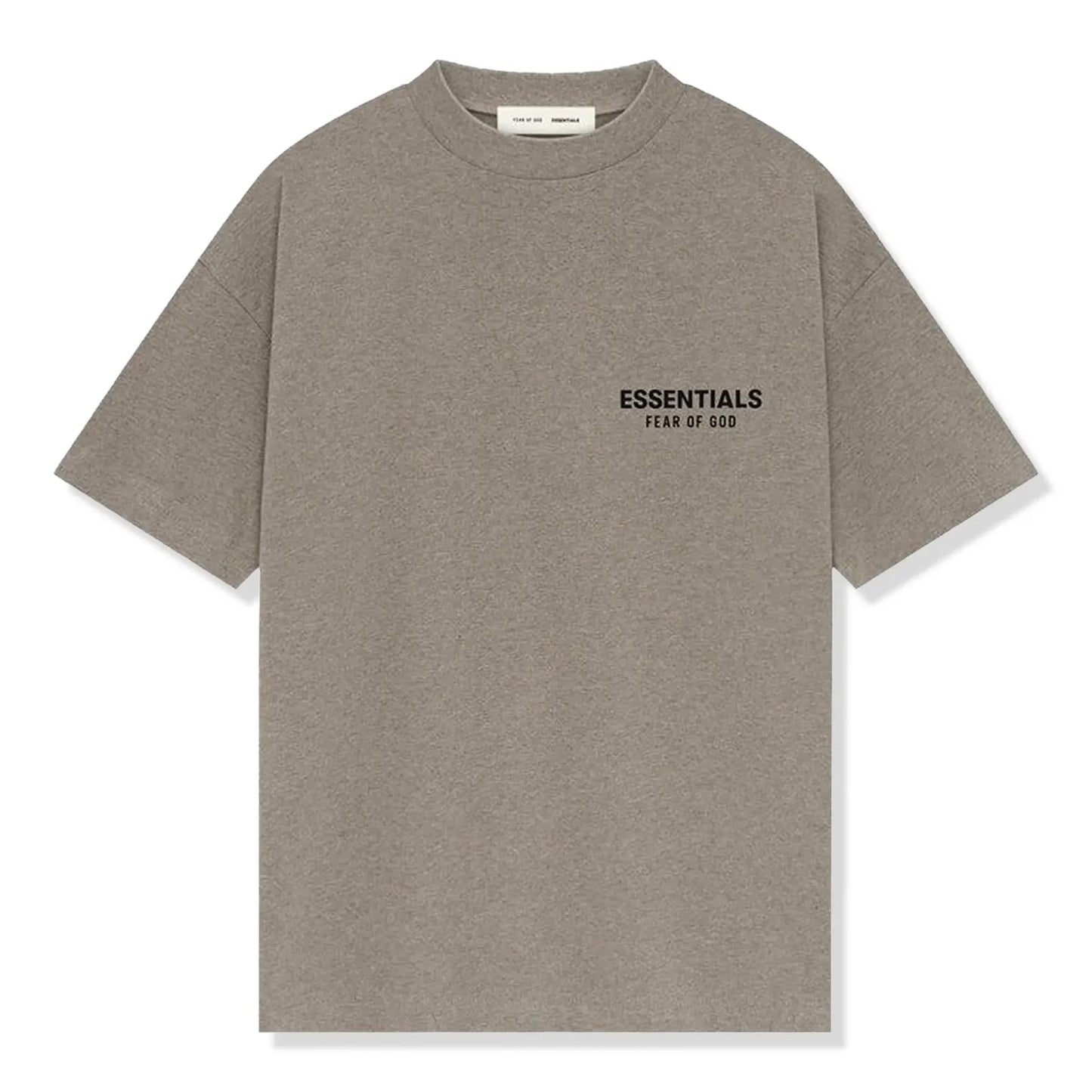 Fear Of God Essentials Dark Oatmeal T Shirt