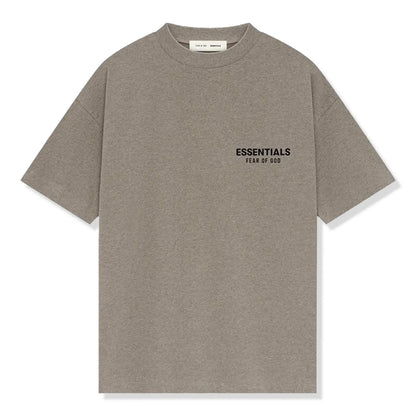 Fear Of God Essentials Dark Oatmeal T Shirt