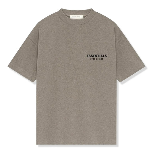 Fear Of God Essentials Dark Oatmeal T Shirt