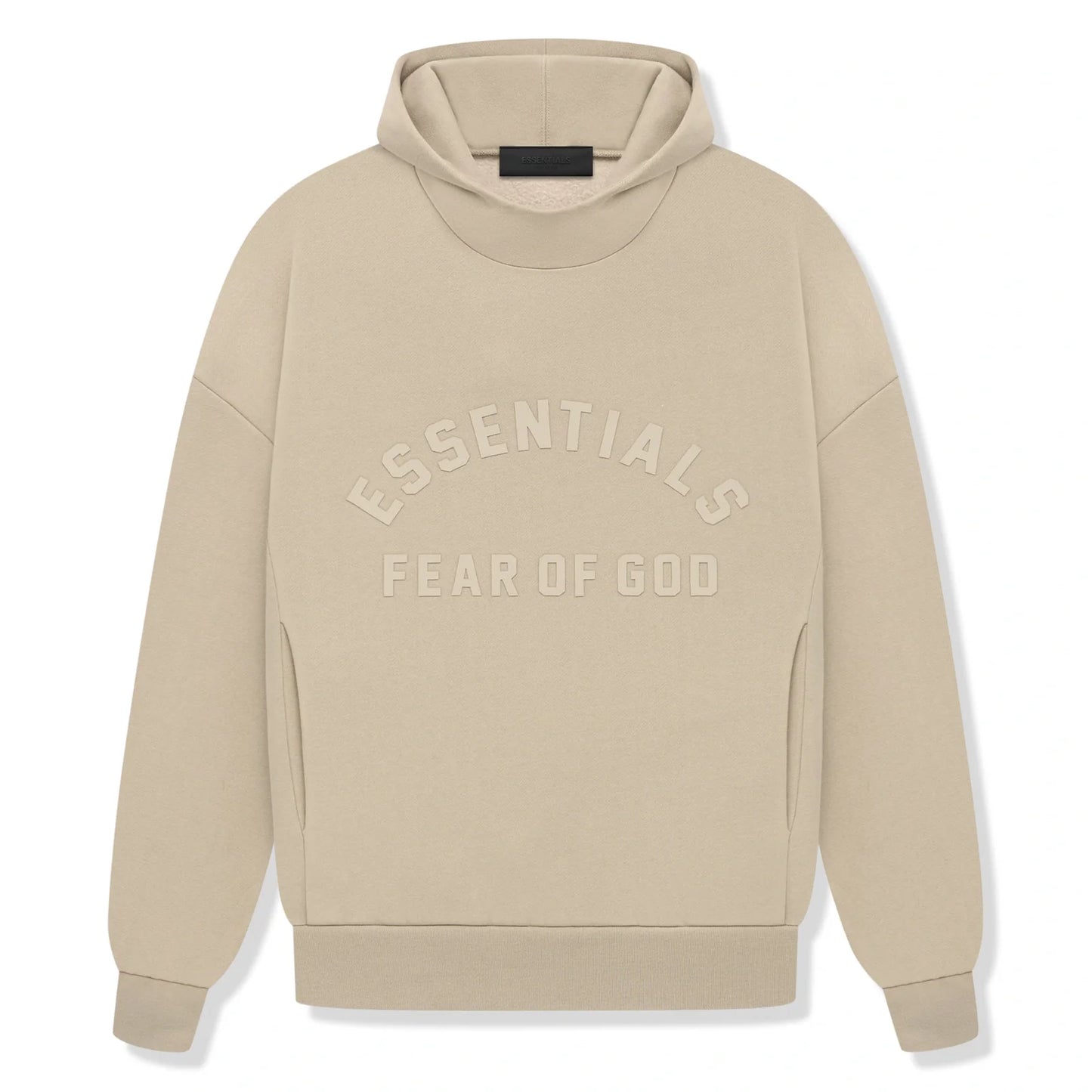 Fear of God Essentials Beige Hoodie