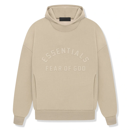 Fear of God Essentials Beige Hoodie