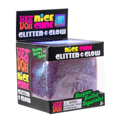 Needoh Glitter & Glow Nice Cube (1 Piece)
