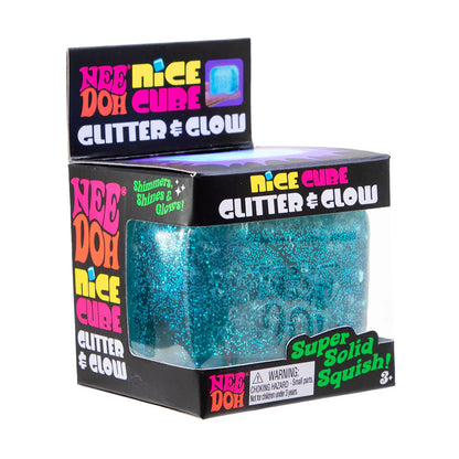 Needoh Glitter & Glow Nice Cube (1 Piece)